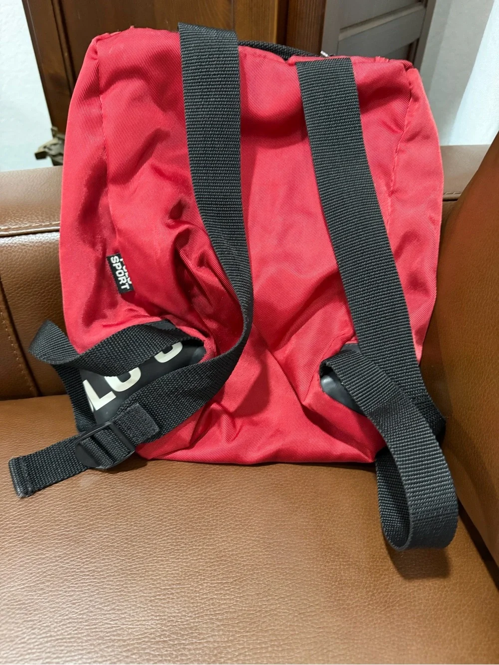 Ralph Lauren Polo Sport Red and Black Backpack